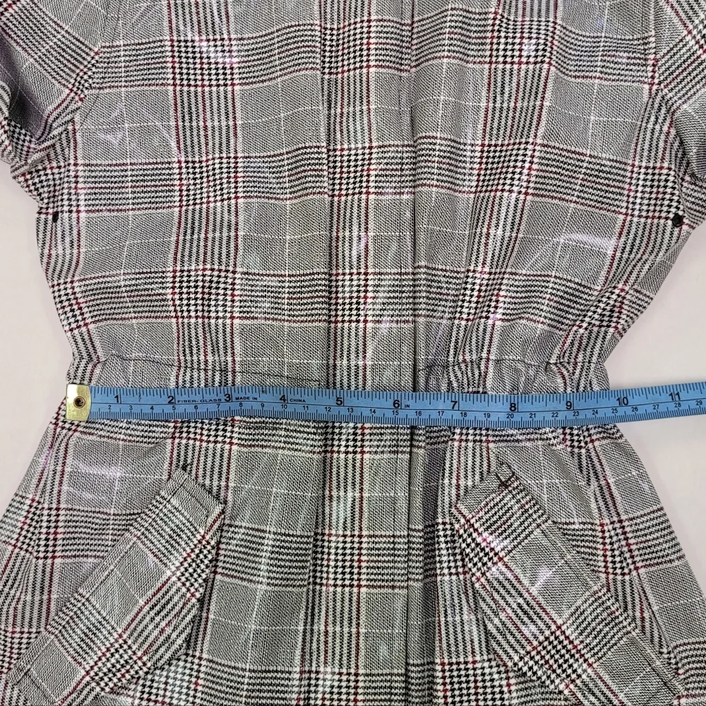 Urban Republic Girls Plaid Anorak Rain Coat